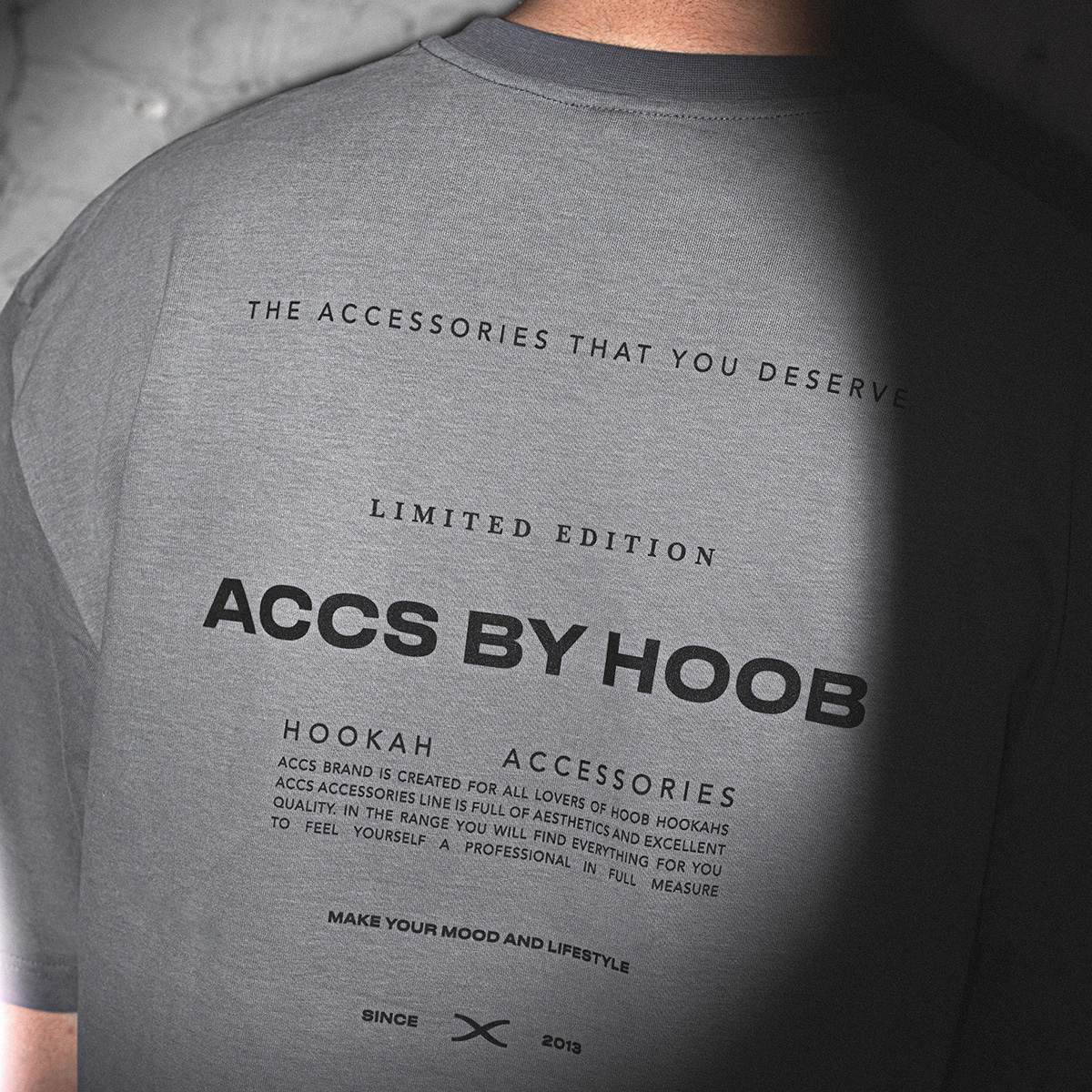 Футболка Accs | Серый